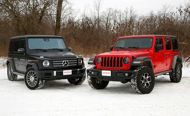 سيارات جيب رانجلر  و مرسيدس-بنز G-Class