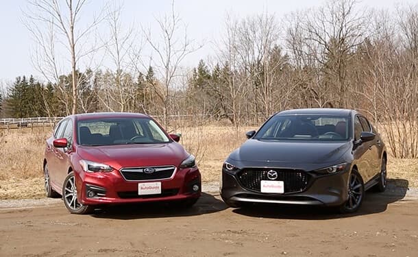 سوبارو امبريزا ومازدا 3