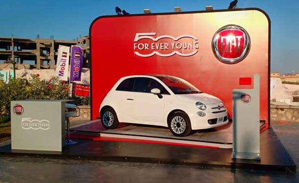 سيارة فيات 500 في الساحل الشمالي