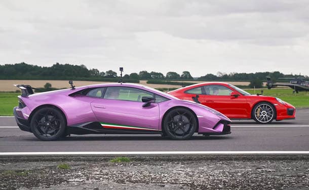 بورشه 911 ولامبورجيني هوراكان