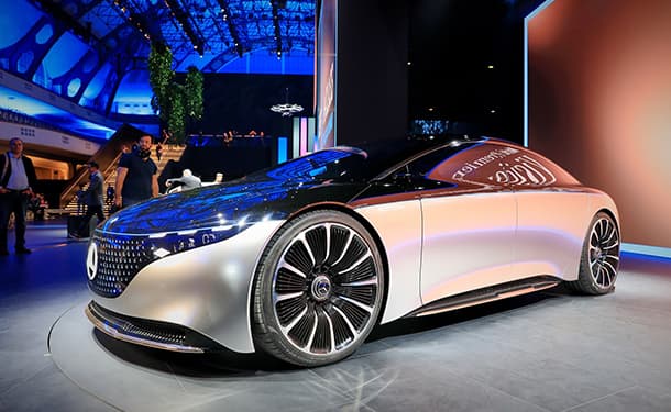 سياره مرسيدس بنز الكهربائيه