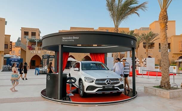 مرسيدس-بنز تعرض GLC كوبيه الجديدة بمهرجان الجونة السينمائي