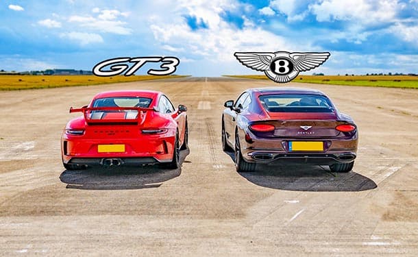 بورشه وبنتلي كونتيننتال GT