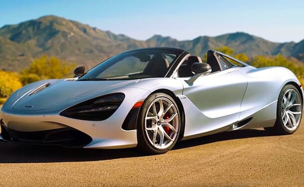 اختبار سيارة مكلارين الخارقة