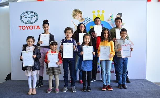 اطفال-رسم-سيارات-تويوتا-فوز-مصر