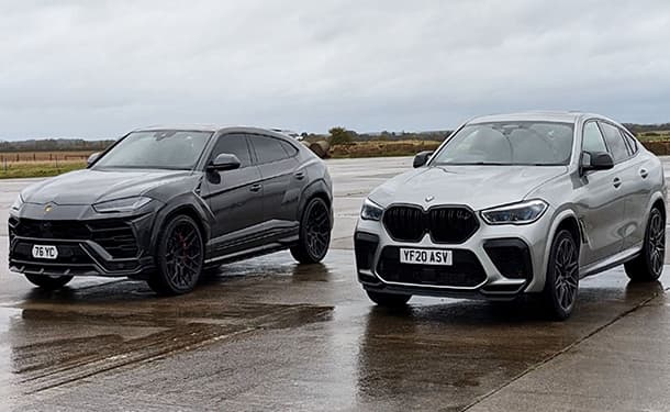 BMW X6M ولامبورجيني أوروس