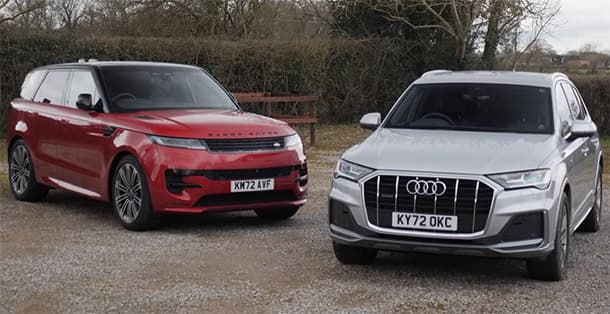 شاهد: من أفضل SUV في 2023.. رانج روفر سبورت أم أودي Q7؟