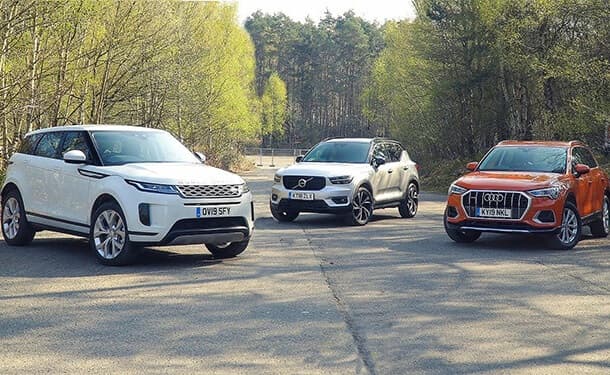 مقارنة بين سيارات رانج روفر وفولفو وأودي