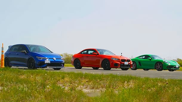 شاهد: من الأسرع.. بورشه كايمان أم BMW M2 أم جولف R؟