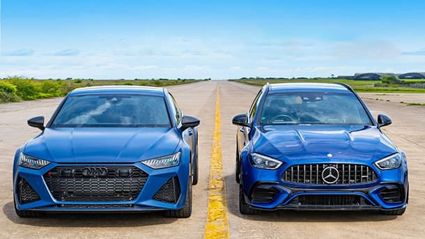 شاهد: من الأسرع.. C63 من مرسيدس-AMG أم أودي RS7؟