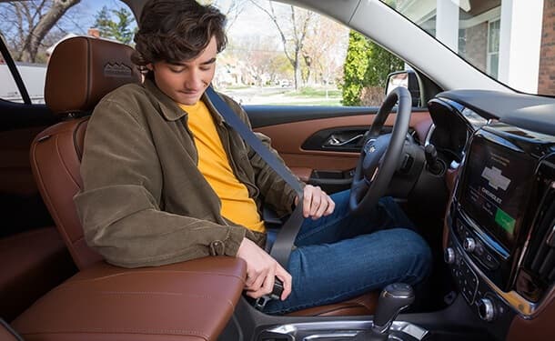 ابتكار من شيفروليه للتذكير باستخدام حزام الأمان