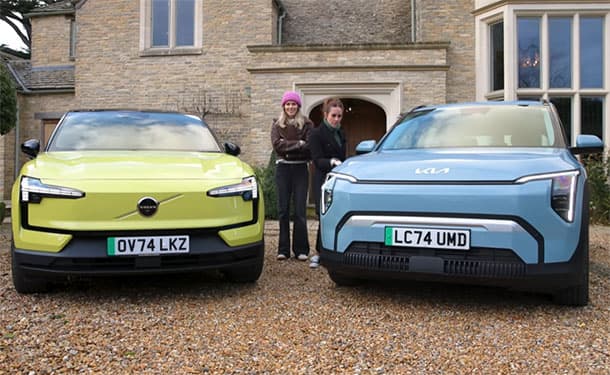 شاهد: من أفضل سيارة كهربائية.. فولفو EX30 أم كيا EV3؟