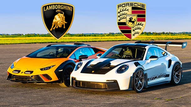 شاهد: من الأسرع.. بورشه 911 GT3 RS أم لامبورجيني هوراكان؟