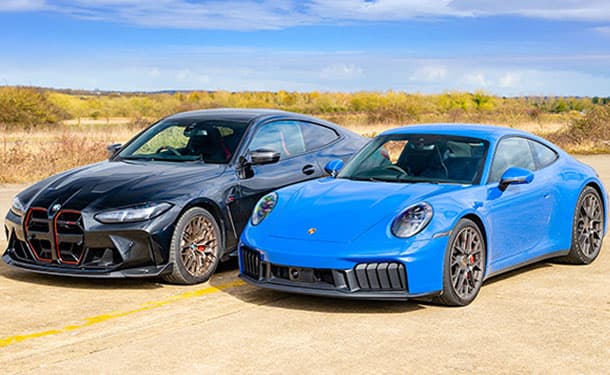 شاهد: من الأسرع.. BMW M4 CS أم بورشه 911 GTS؟