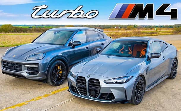 شاهد: من الأسرع.. BMW M4 أم بورشه كايين تربو؟