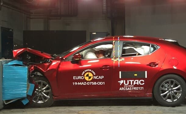 مازدا 3 في اختبارات الأمان الأوروبية
