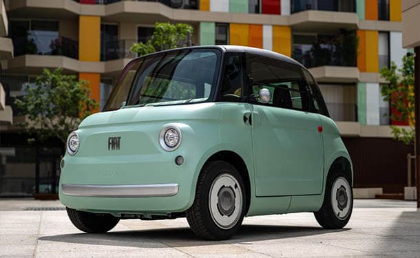 فيات توبولينو دولتشي فيتا.. سيارة كهربائية صغيرة تنطلق لأول مرة في مصر
