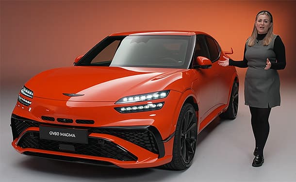 شاهد: أول ظهور لسيارة جينيسيس GV60 ماجما الكهربائية الجديدة