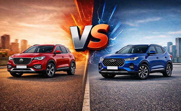 مقارنة بين إم جي HS وشيري تيجو 7 برو.. صراع الكروس أوفر الصينية في السوق المصري