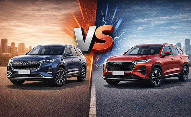 مقارنة بين شيري تيجو 8 برو ماكس وهافال H6.. أيهما تقدم أفضل قيمة مقابل السعر؟