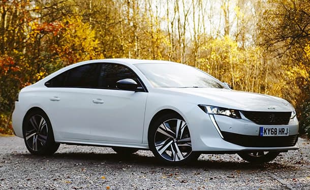 سياره-بيجو-اشجار-سماء-ارض