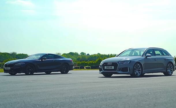 سياره  أودي RS4 وبي ام دبليو