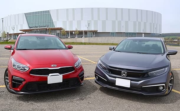 سياره كيا سيراتو و هوندا سيفيك