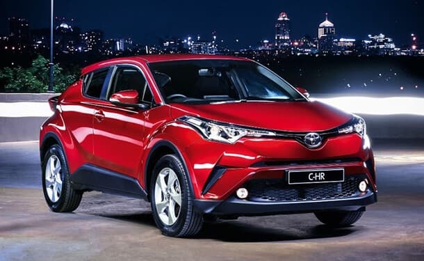 سياره تويوتا احمر