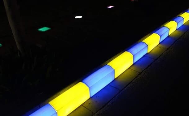 ارصفه مضيئه في العاصمه الاداريه