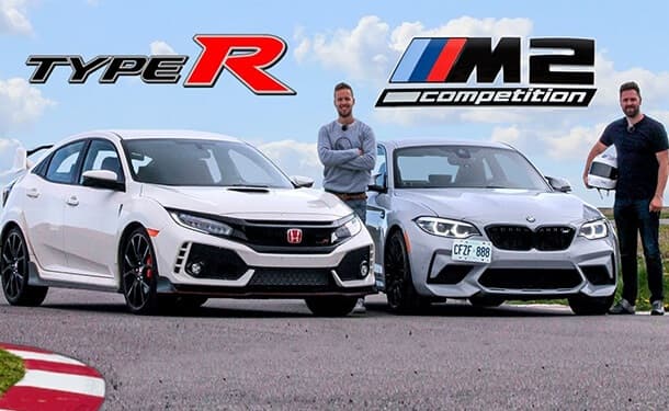 هوندا سفيك Type R تتحدى BMW M2 Competion