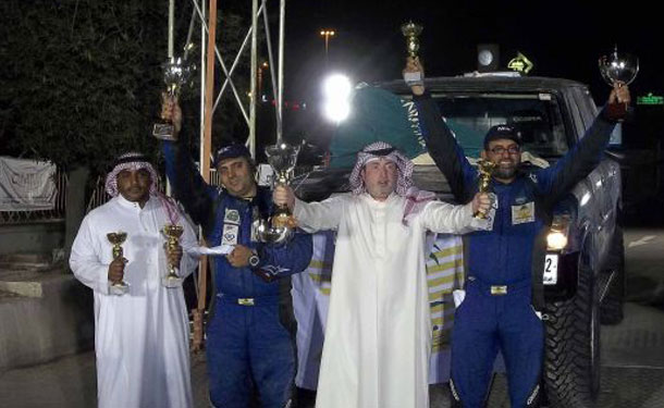 احمد بدر أول مصري يفوز بلقب بطل الملاحين في بطولة قطر للراليات