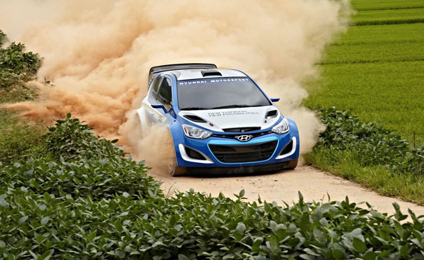 هيونداي تختبر سيارتها i20 WRC بفرنسا استعدادا لبطولة العالم للراليات 2014