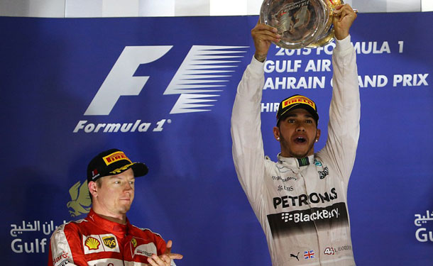 لويس هاملتون يحقق ثالث انتصاراته هذا الموسم بفوزه بسباق البحرين