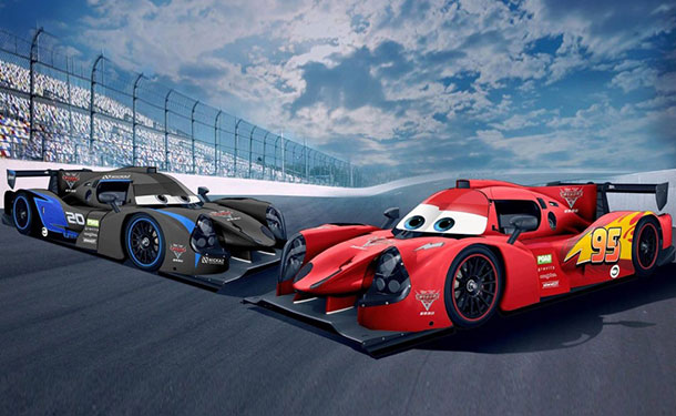 سيارات فيلم Cars 3 تنافس في سباقات تحمل على أرض الواقع