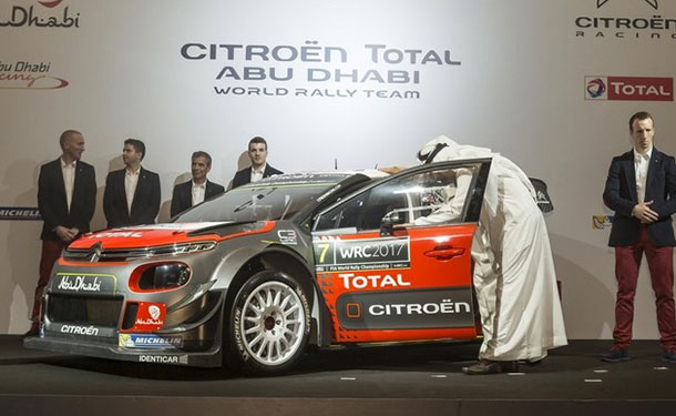 سيتروين تقدم الجيل الجديد من C3 WRC للراليات في أبوظبي