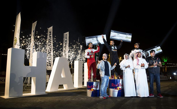 فيصل الشريف أول المتوجين بالسعودية في ريد بُل كار بارك دريفت 2013