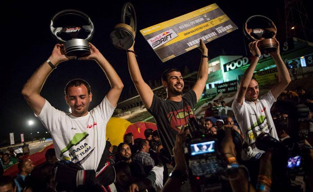 أحمد دحام بطل الأردن في ريد بل كار بارك دريفت
