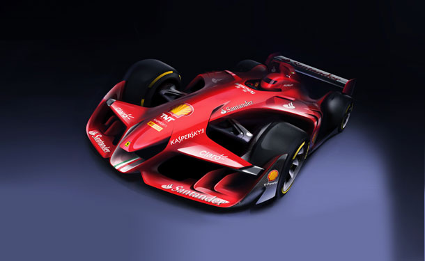 كيف تخيلت فيراري شكل سيارات فورمولا 1 في المستقبل القريب؟