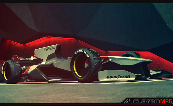 مصمم يتخيل شكل سيارات فورمولا 1 في عام 2056
