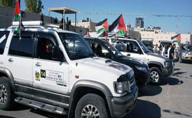 رالي سيارات في الخليل الفلسطينية لدعم السياحة
