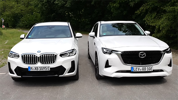 شاهد: من أفضل SUV.. مازدا CX60 أم BMW X3؟