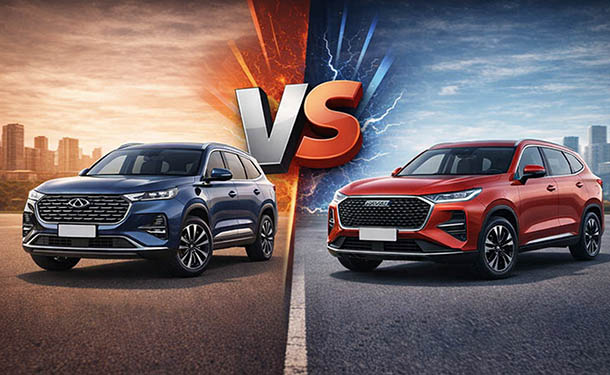 مقارنة بين شيري تيجو 8 برو ماكس وهافال H6.. أيهما تقدم أفضل قيمة مقابل السعر؟